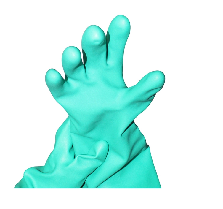 Ansell 37-185 加長(zhǎng)加厚丁腈橡膠手套(圖4)