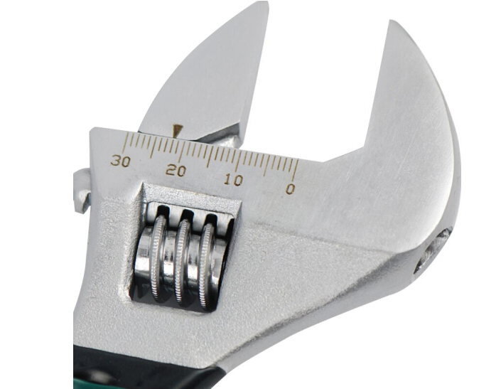 沾塑歐式活動扳手8英寸大開口24.1mm(圖1)